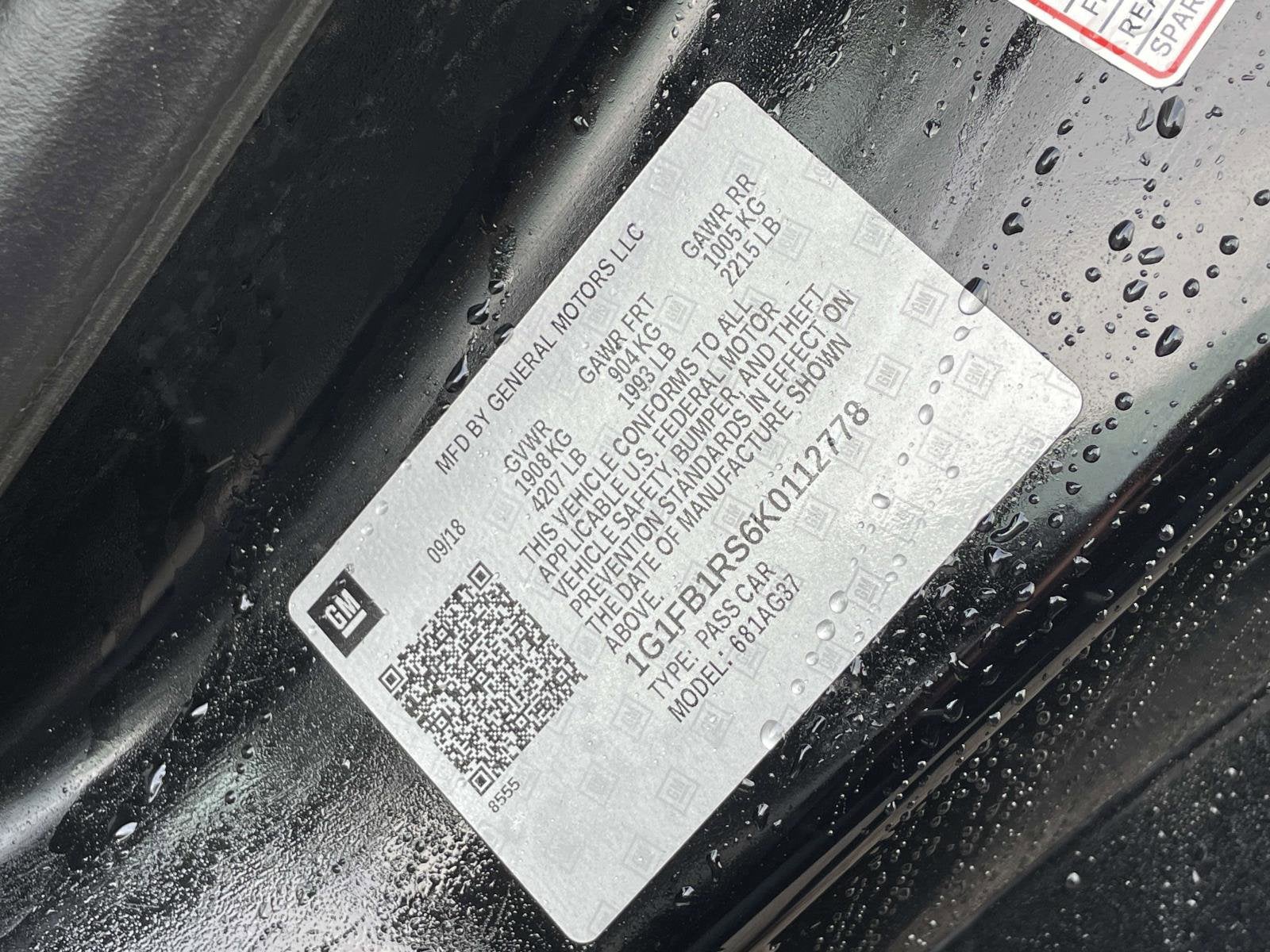 2019 Chevrolet Camaro 1LT