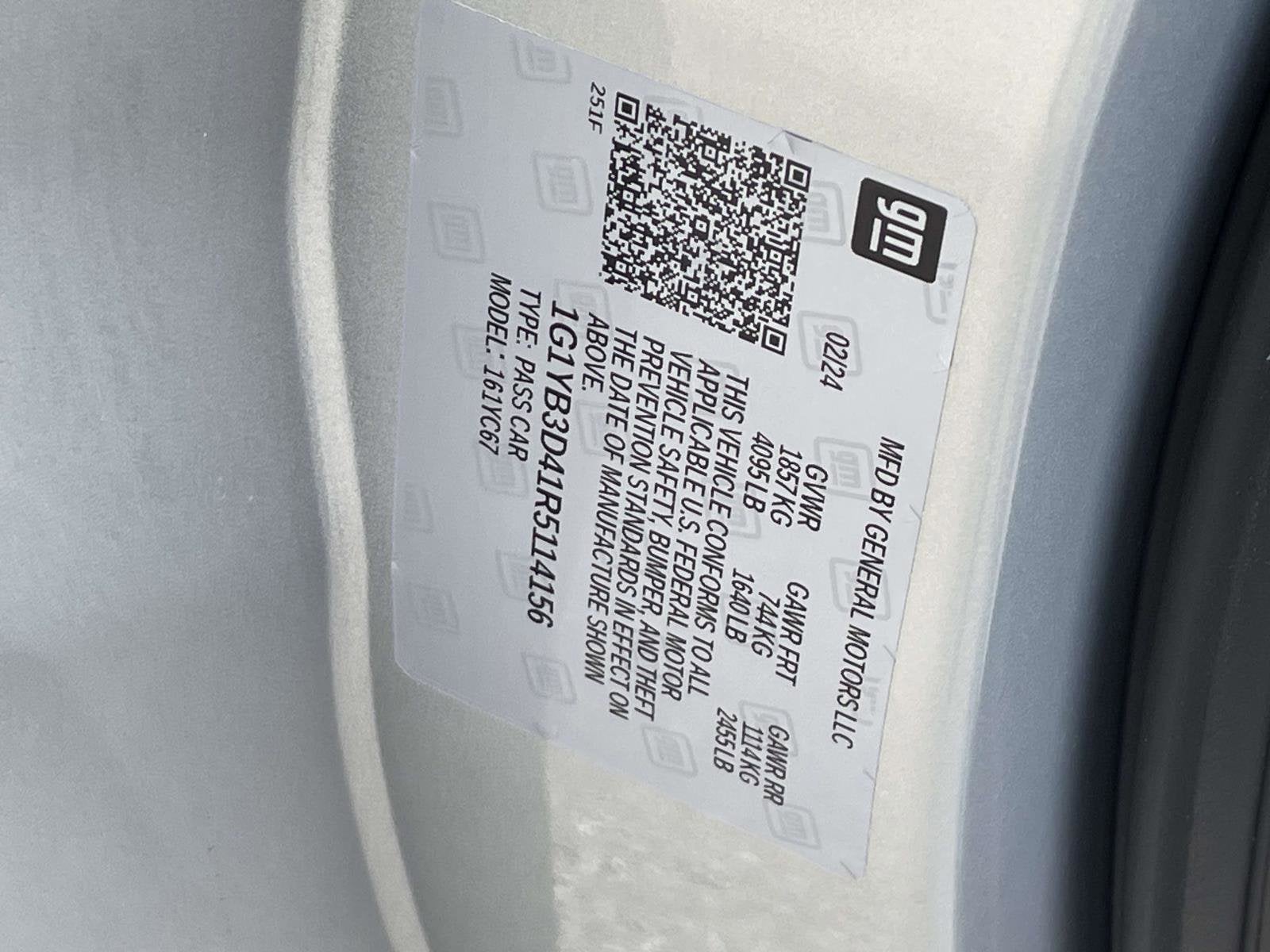 2024 Chevrolet Corvette Stingray 2LT