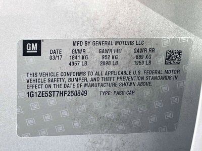 2017 Chevrolet Malibu LT