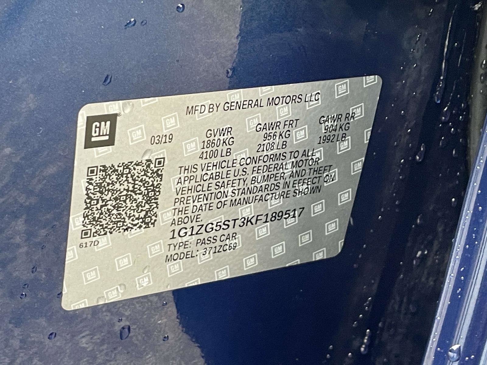 2019 Chevrolet Malibu RS