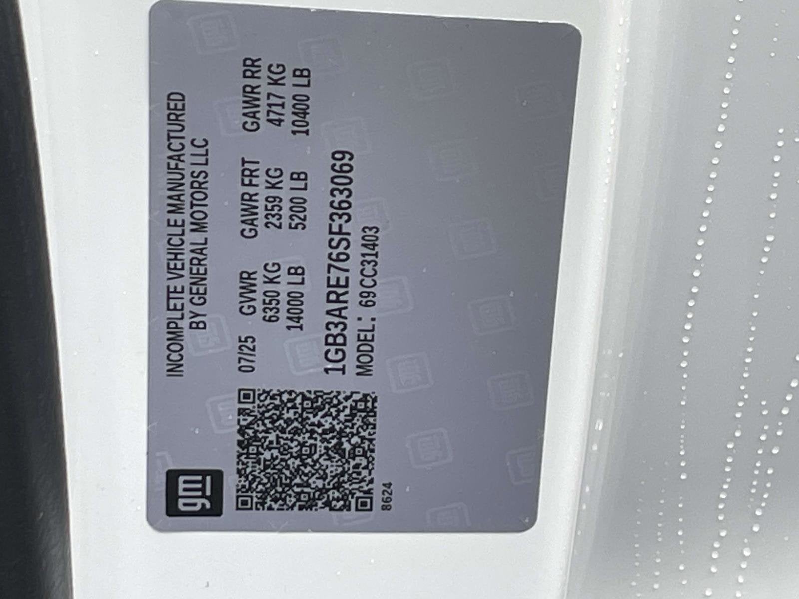 2025 Chevrolet Silverado 3500 HD Chassis Cab Work Truck