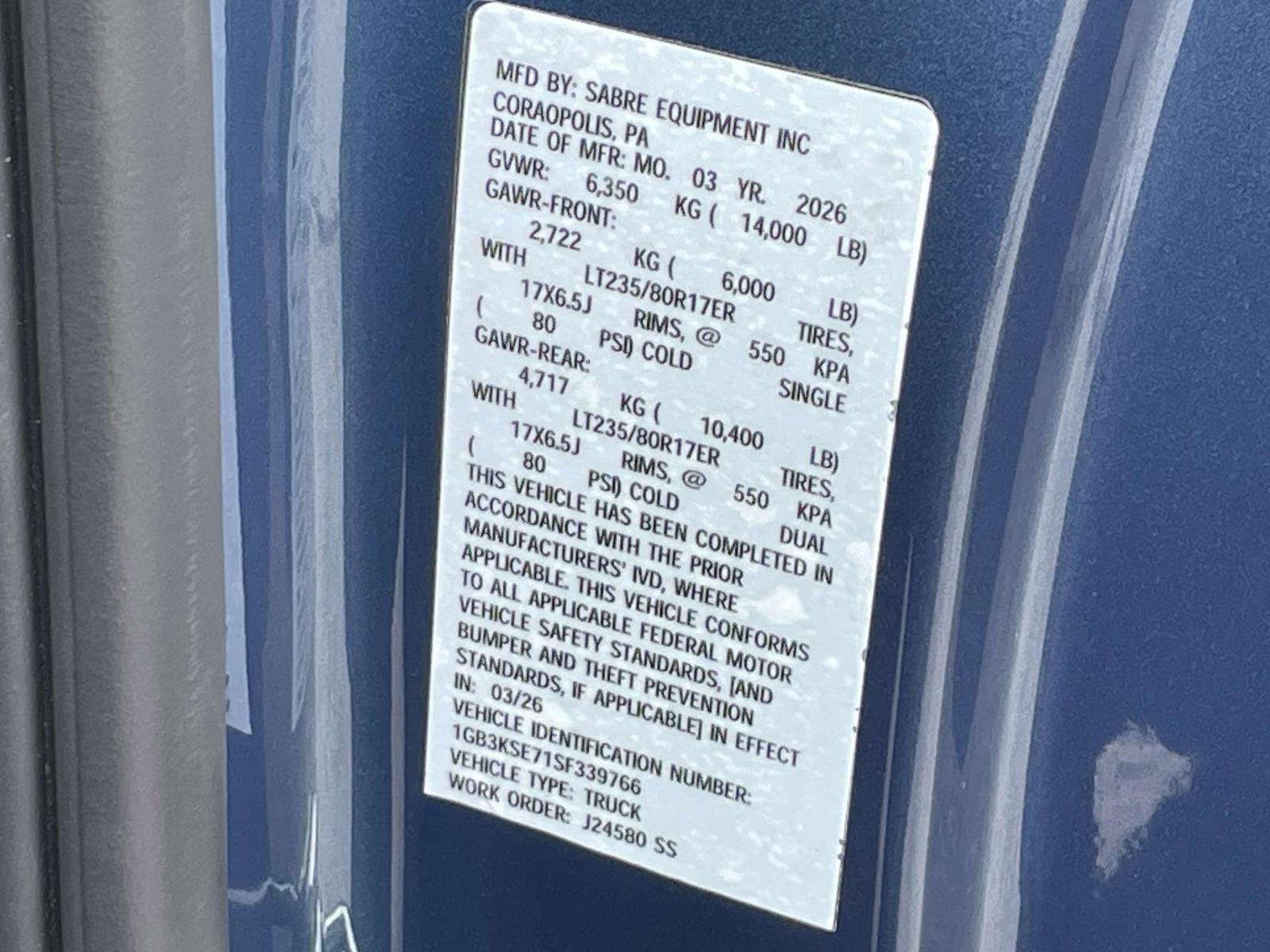 2025 Chevrolet Silverado 3500 HD Chassis Cab Work Truck