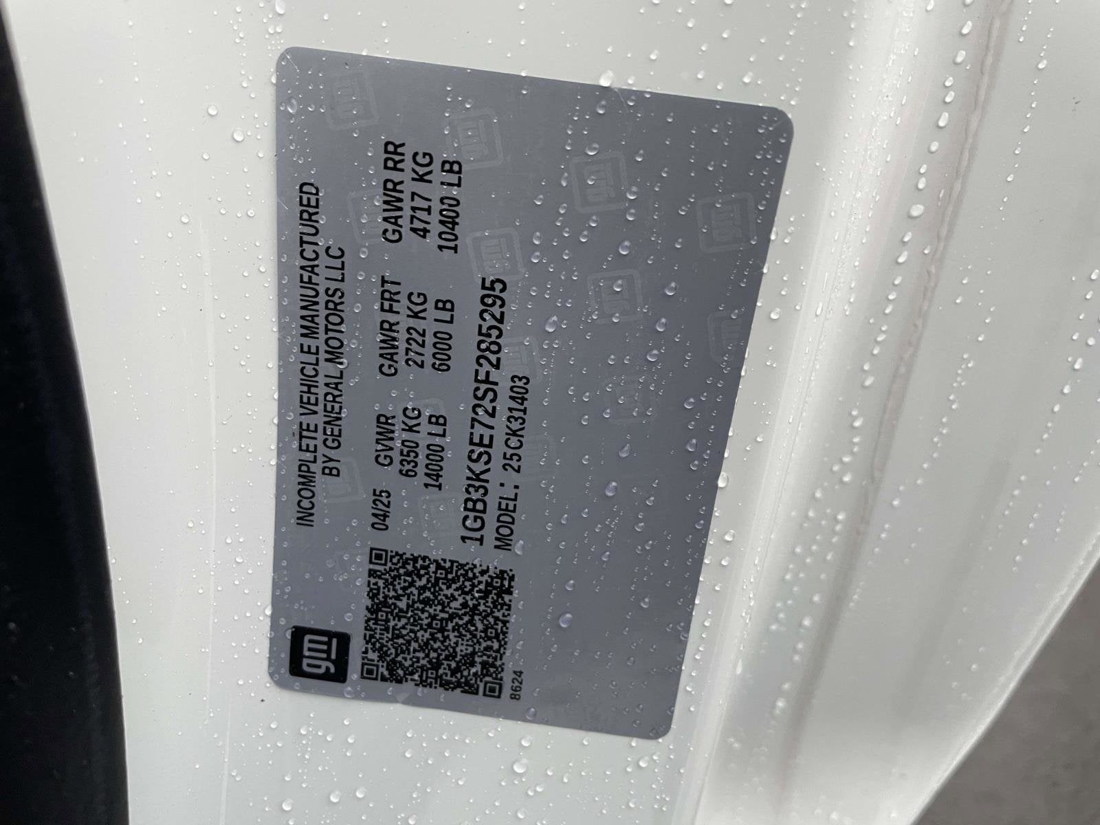 2025 Chevrolet Silverado 3500 HD Chassis Cab Work Truck