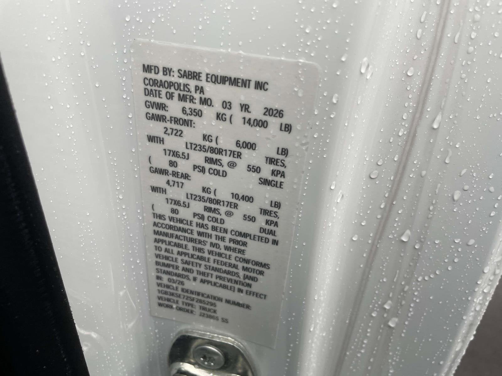 2025 Chevrolet Silverado 3500 HD Chassis Cab Work Truck