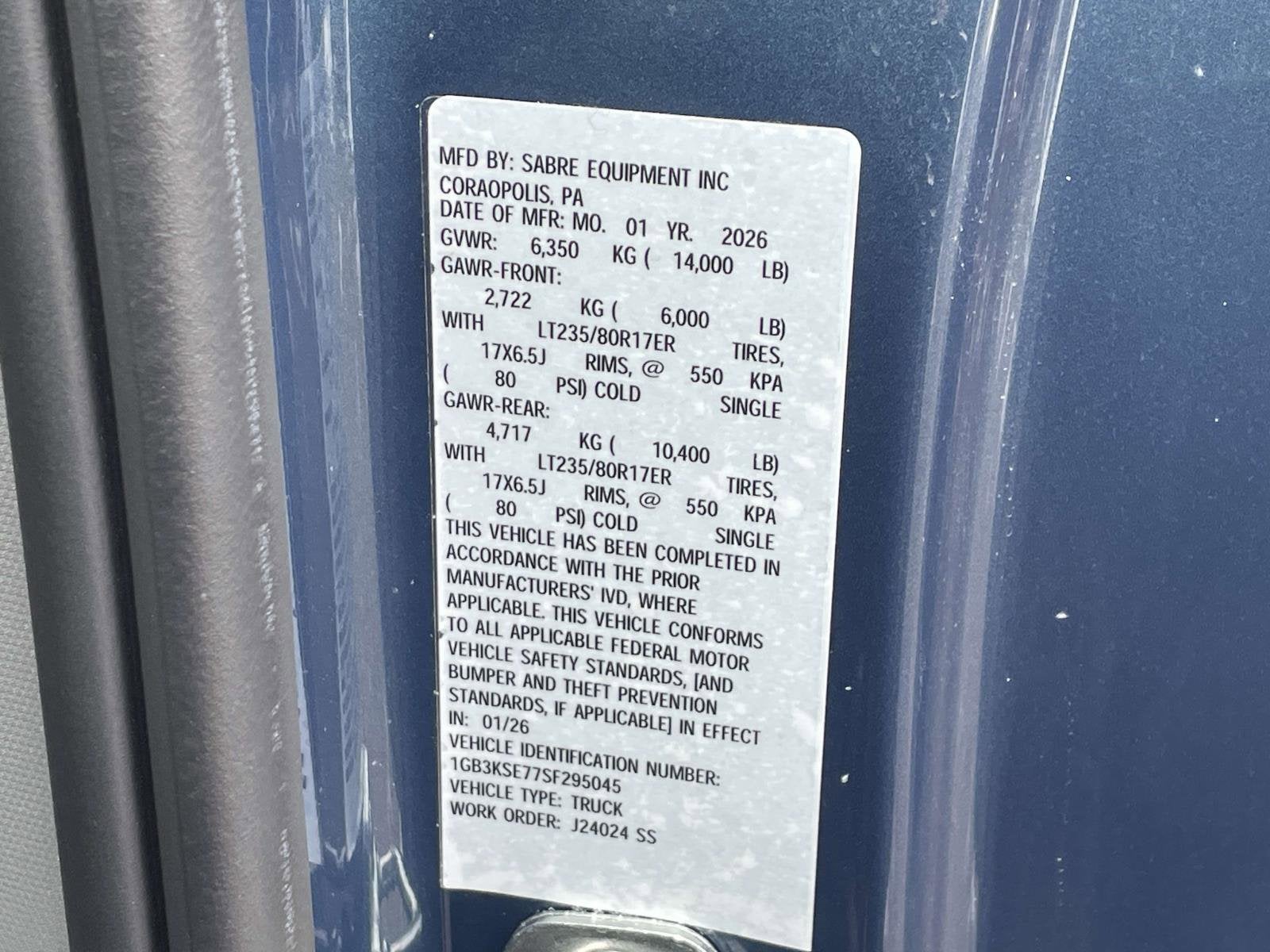 2025 Chevrolet Silverado 3500 HD Chassis Cab Work Truck