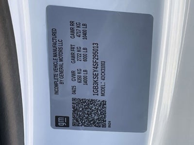 2025 Chevrolet Silverado 3500 HD Chassis Cab Work Truck