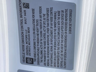 2025 Chevrolet Silverado 3500 HD Chassis Cab Work Truck