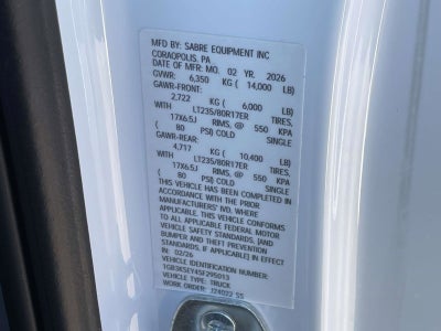 2025 Chevrolet Silverado 3500 HD Chassis Cab Work Truck