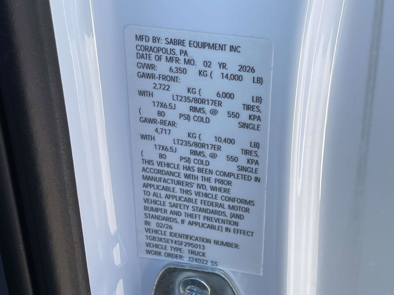 2025 Chevrolet Silverado 3500 HD Chassis Cab Work Truck