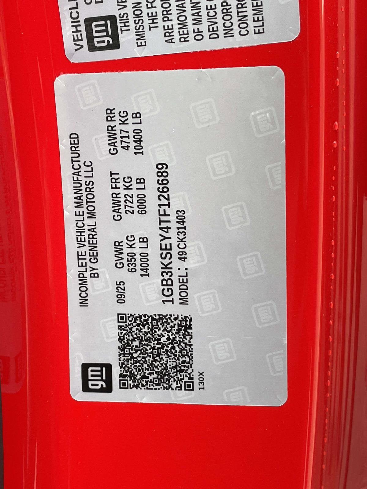 2026 Chevrolet Silverado 3500 HD Chassis Cab Work Truck