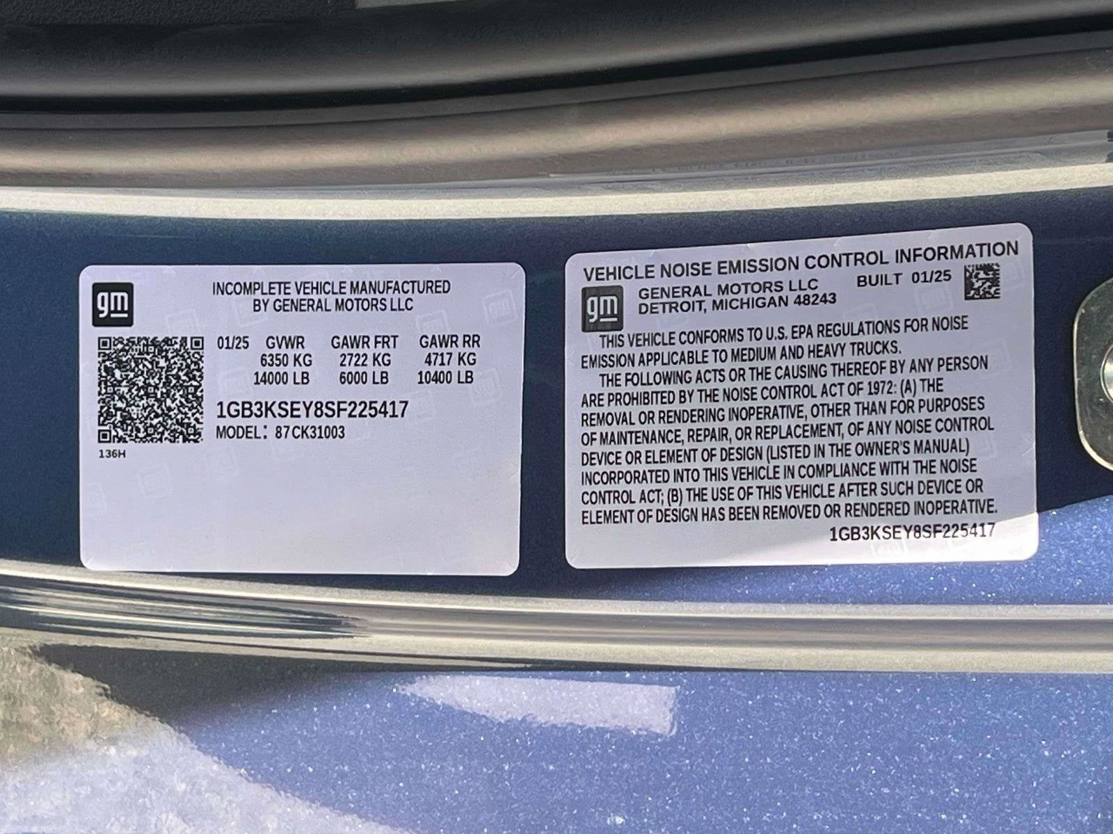 2025 Chevrolet Silverado 3500 HD Chassis Cab Work Truck