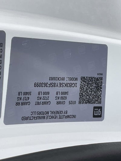 2025 Chevrolet Silverado 3500 HD Chassis Cab Work Truck