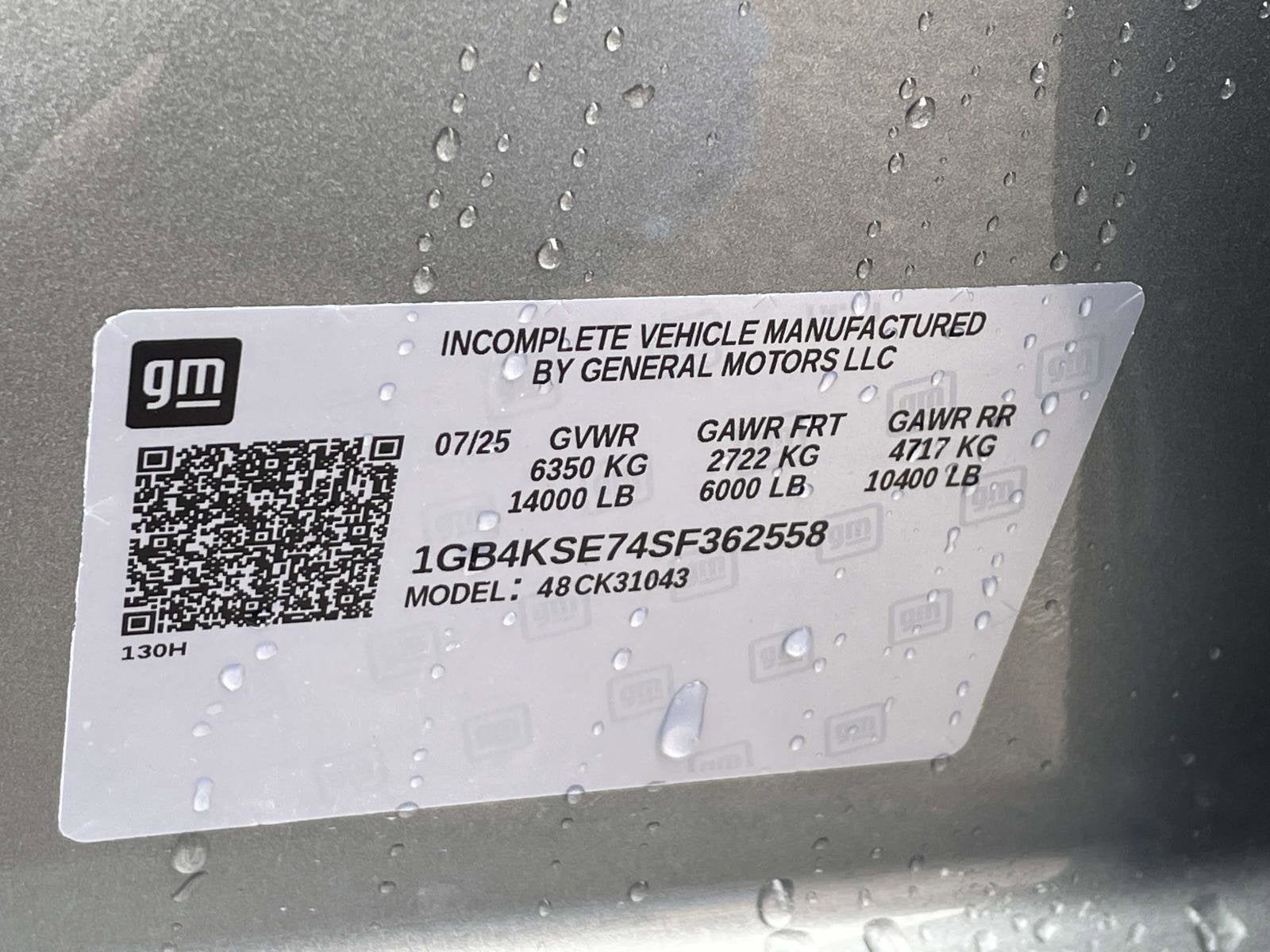 2025 Chevrolet Silverado 3500 HD Chassis Cab Work Truck