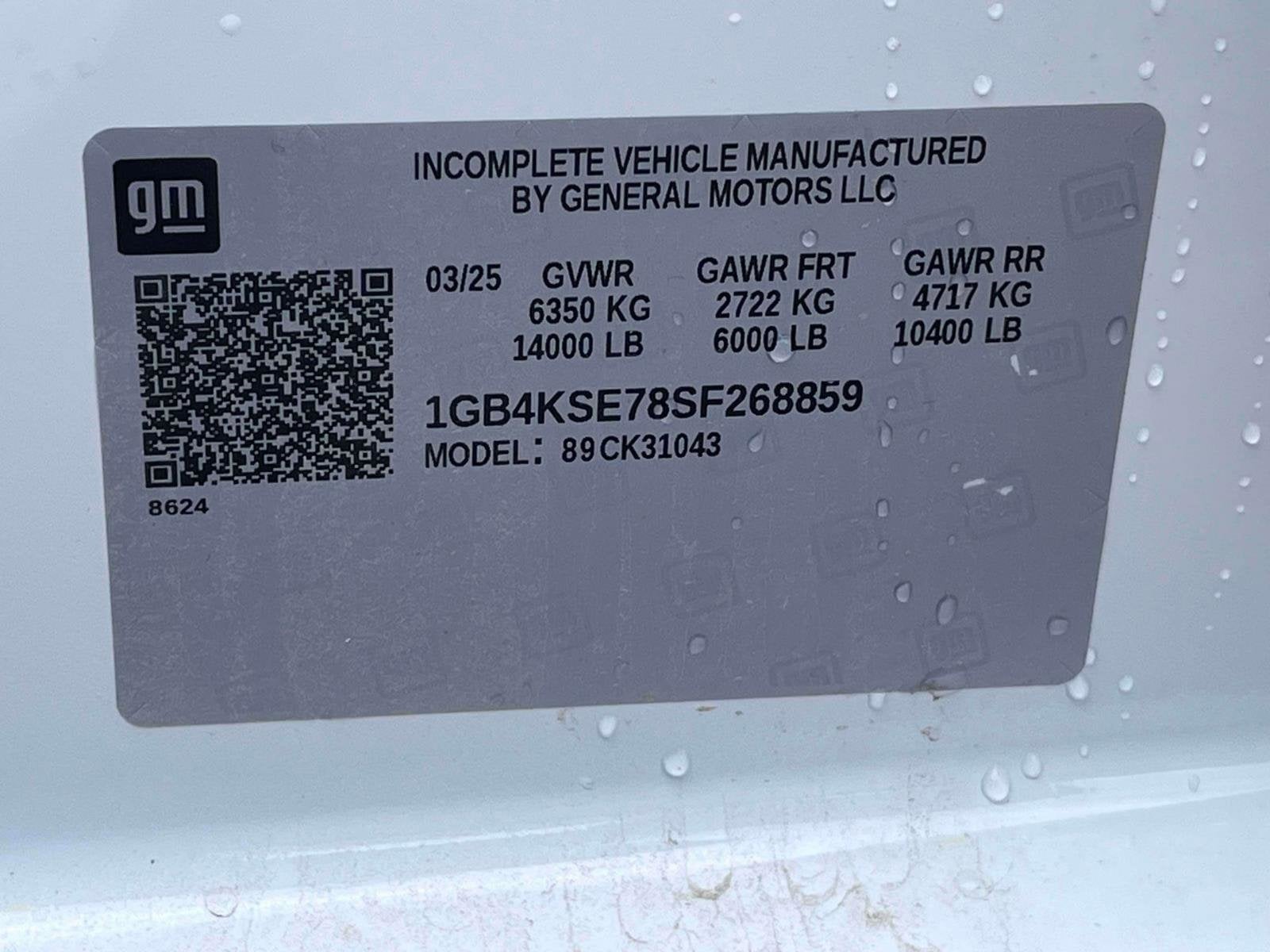 2025 Chevrolet Silverado 3500 HD Chassis Cab Work Truck