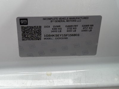 2025 Chevrolet Silverado 3500 HD Chassis Cab Work Truck