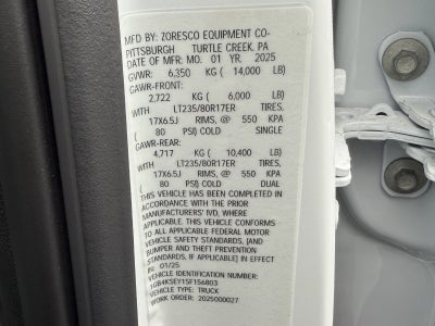 2025 Chevrolet Silverado 3500 HD Chassis Cab Work Truck