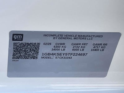 2026 Chevrolet Silverado 3500 HD Chassis Cab Work Truck