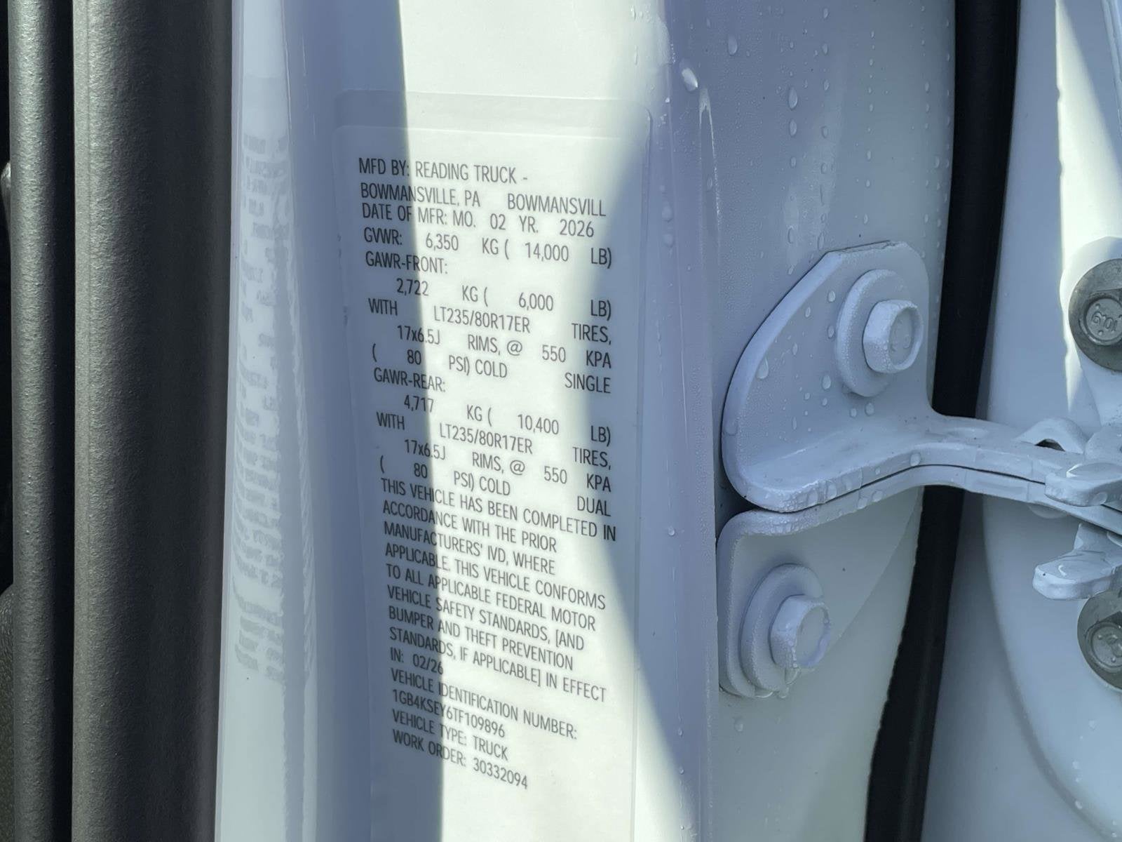 2026 Chevrolet Silverado 3500 HD Chassis Cab Work Truck