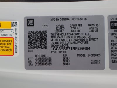 2024 Chevrolet Silverado 3500 HD WT