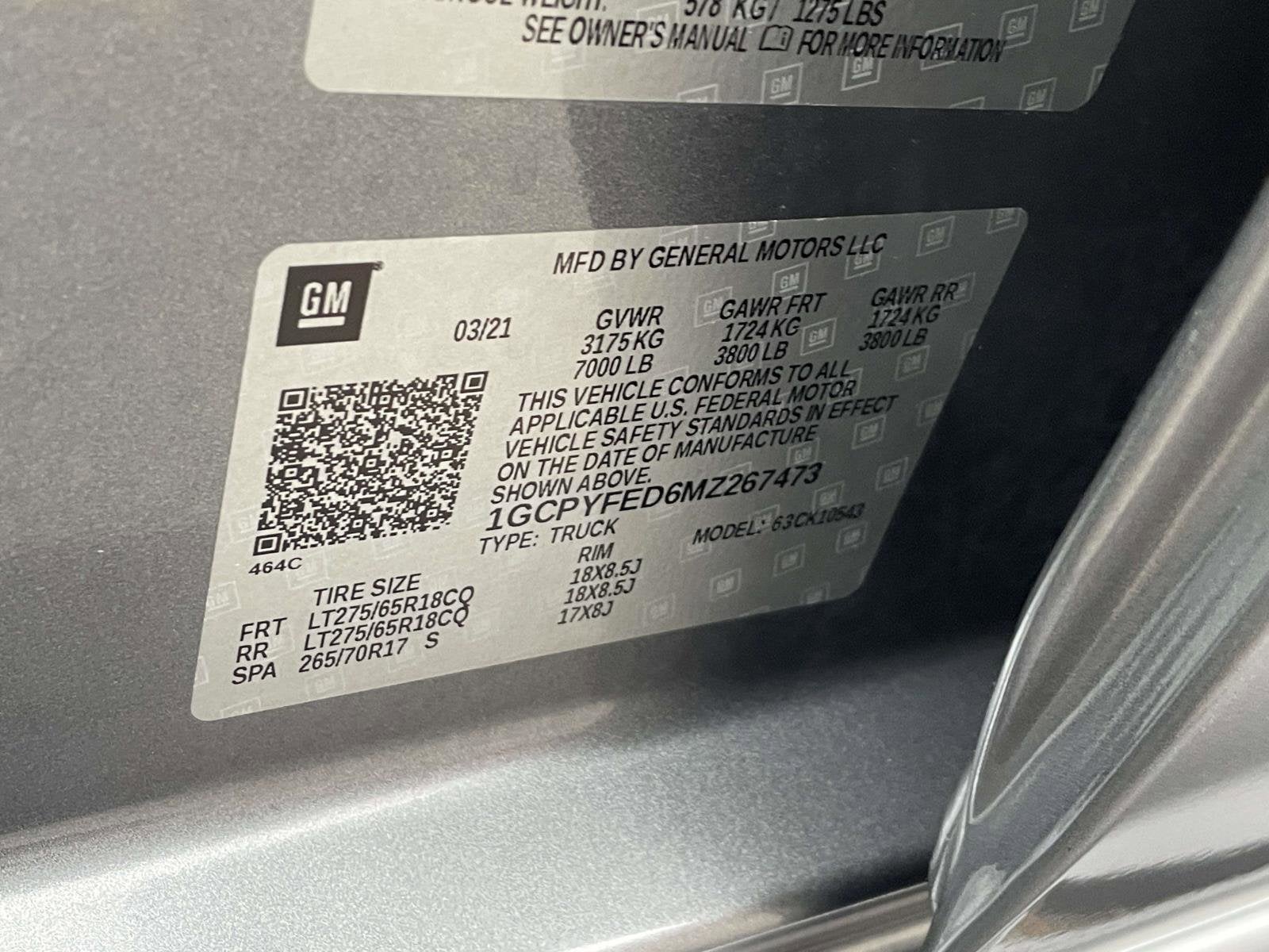 2021 Chevrolet Silverado 1500 LT Trail Boss