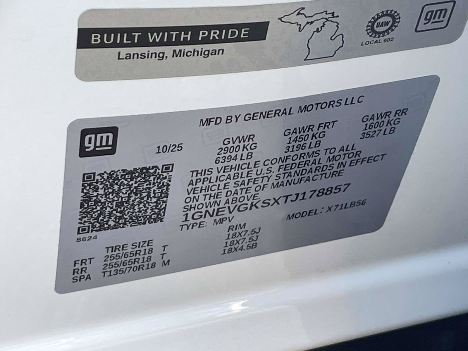 2026 Chevrolet Traverse LT