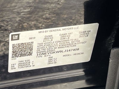 2020 Chevrolet Traverse LT Cloth