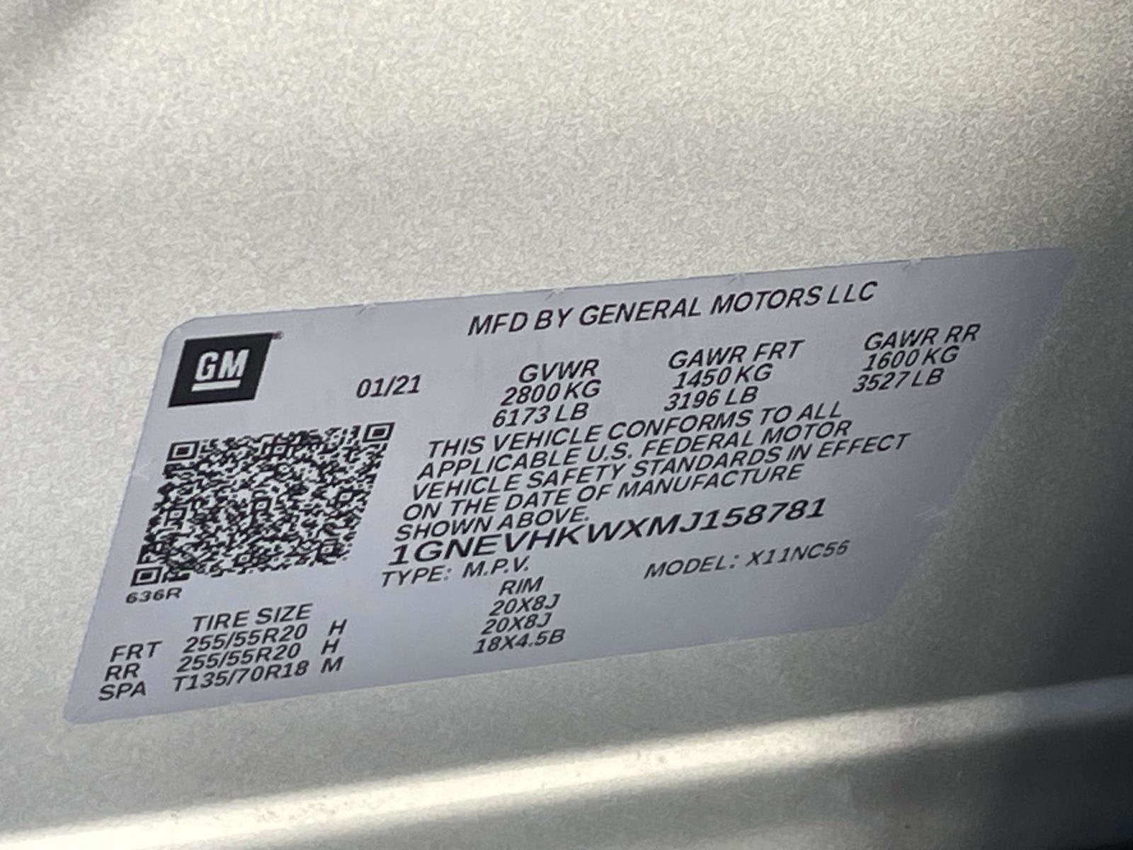 2021 Chevrolet Traverse LT Leather