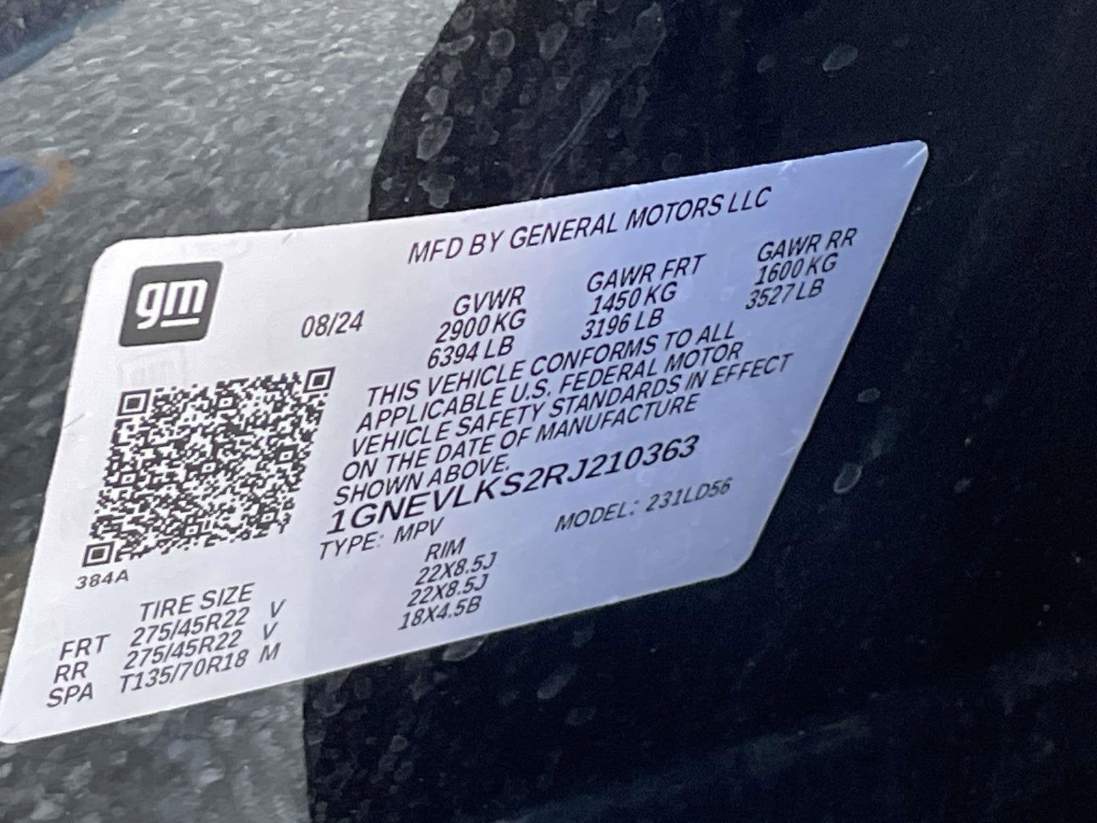 2024 Chevrolet Traverse RS