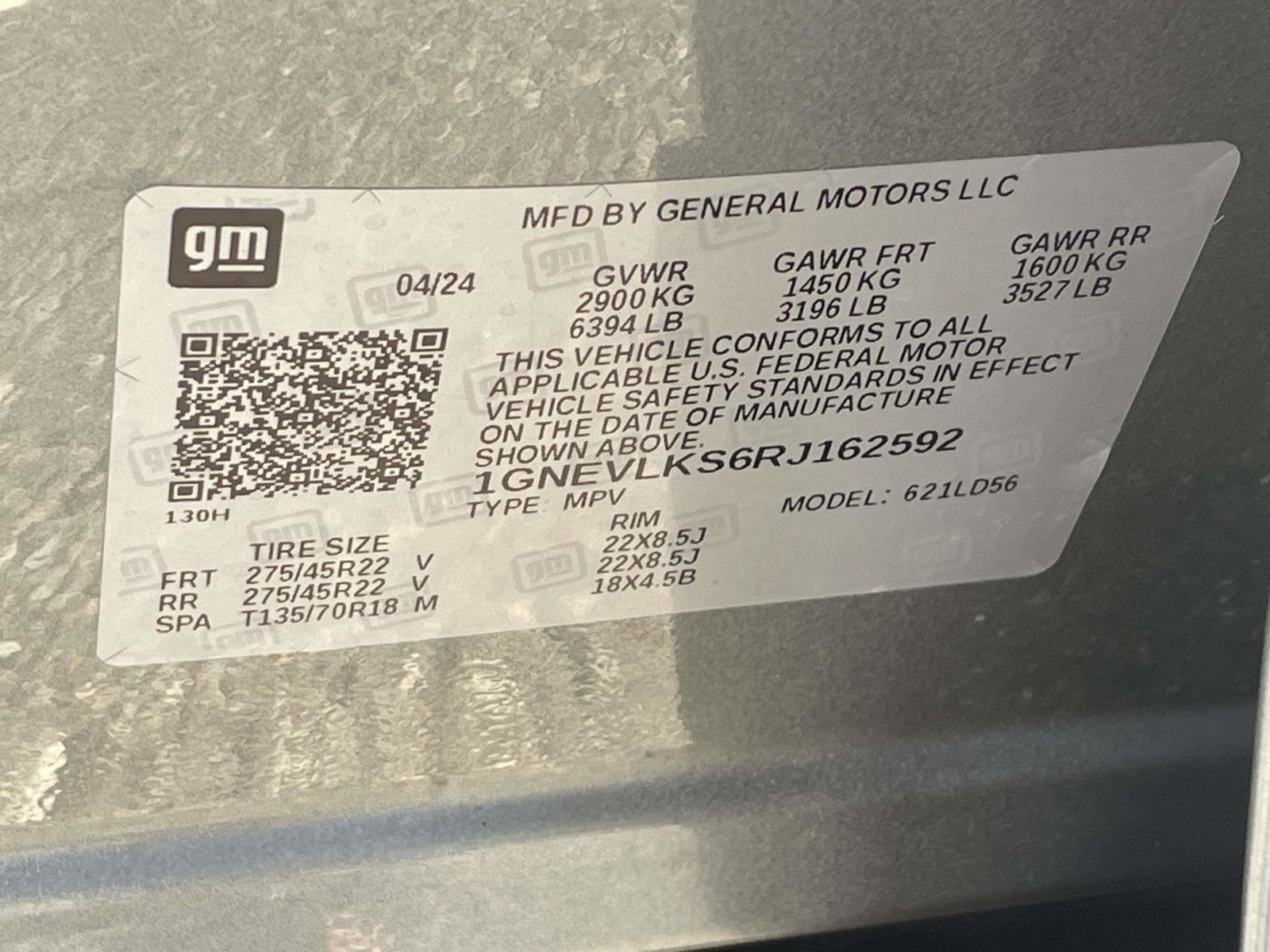 2024 Chevrolet Traverse RS