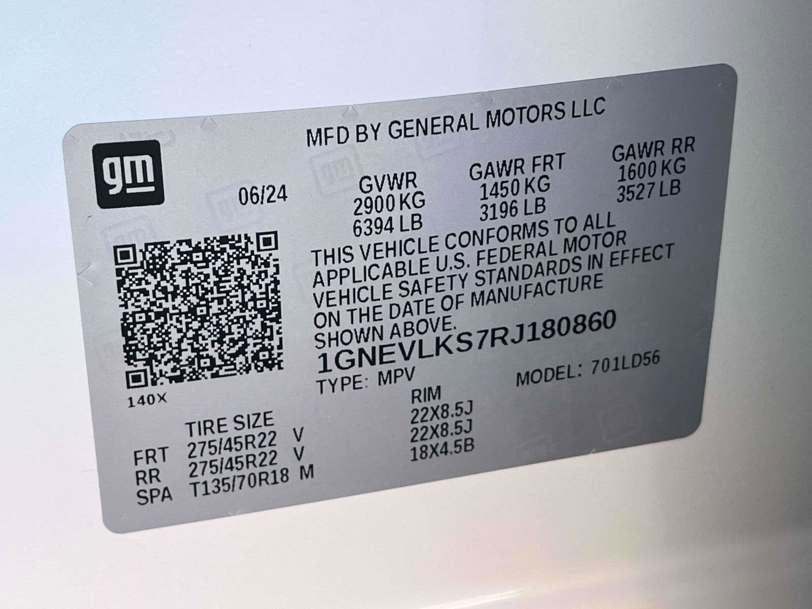 2024 Chevrolet Traverse RS