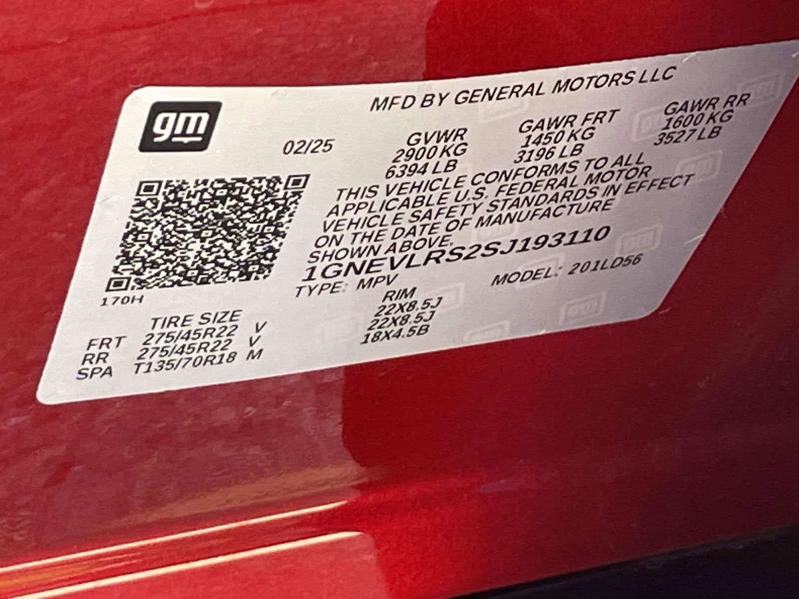 2025 Chevrolet Traverse RS