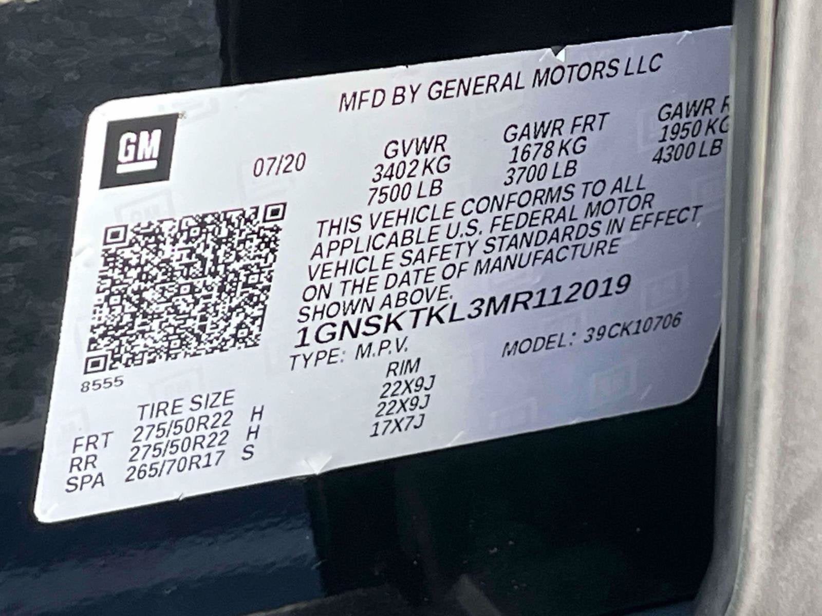 2021 Chevrolet Tahoe High Country