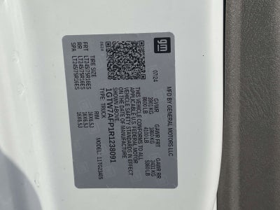 2024 GMC Savana Cargo 2500 Work Van