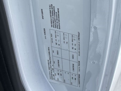 2026 Chevrolet Express Cutaway 3500 1WT