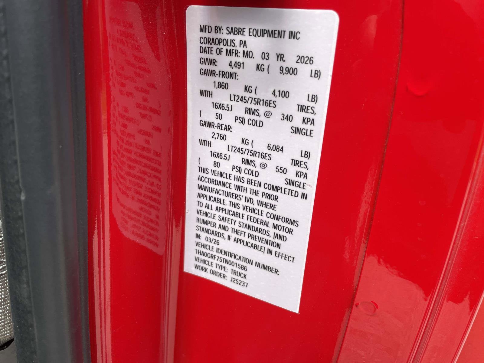 2026 Chevrolet Express Cutaway 3500 1WT