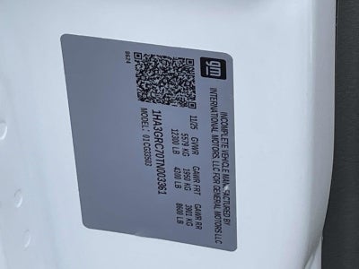 2026 Chevrolet Express Cutaway 3500 1WT