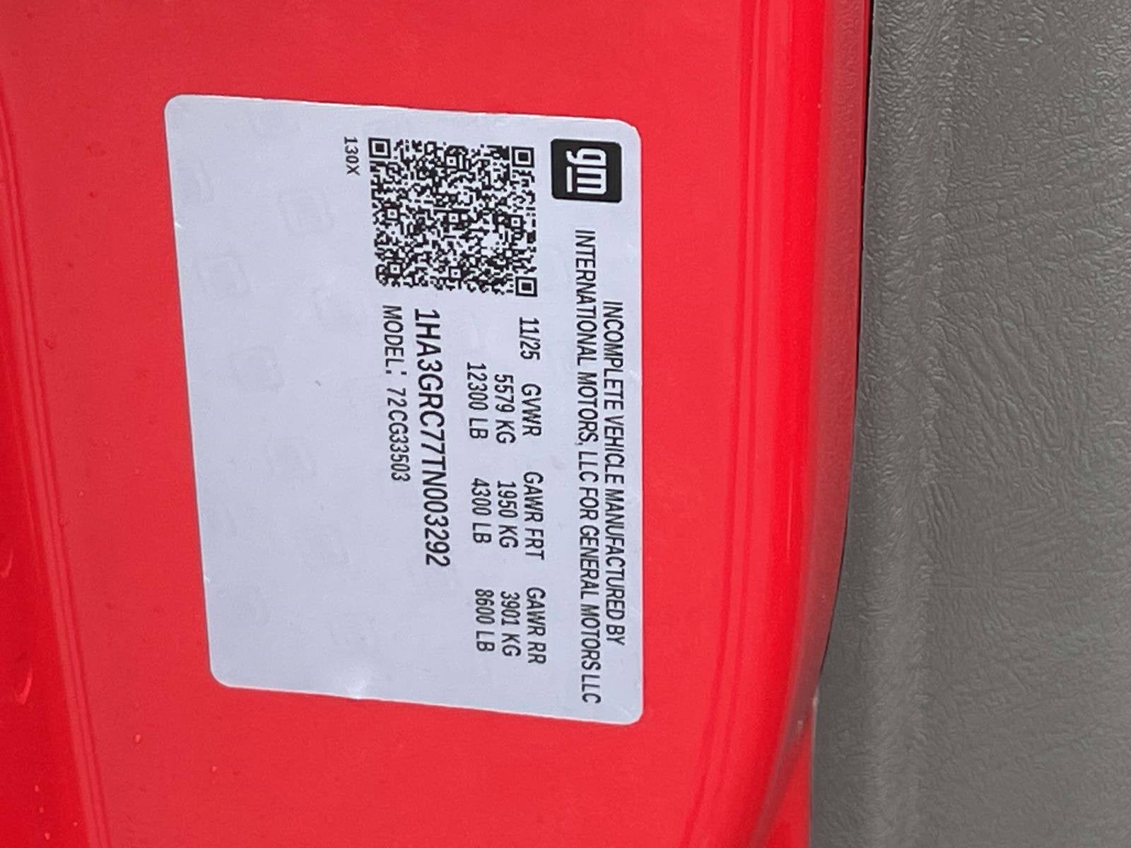 2026 Chevrolet Express Cutaway 3500 1WT