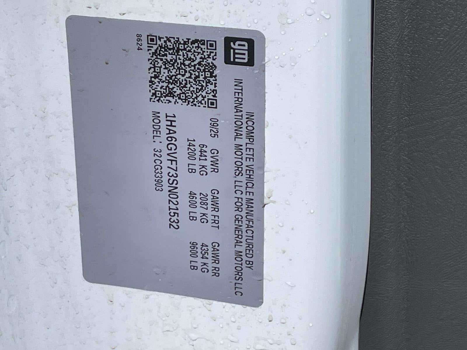 2025 Chevrolet Express Cutaway 4500 2WT