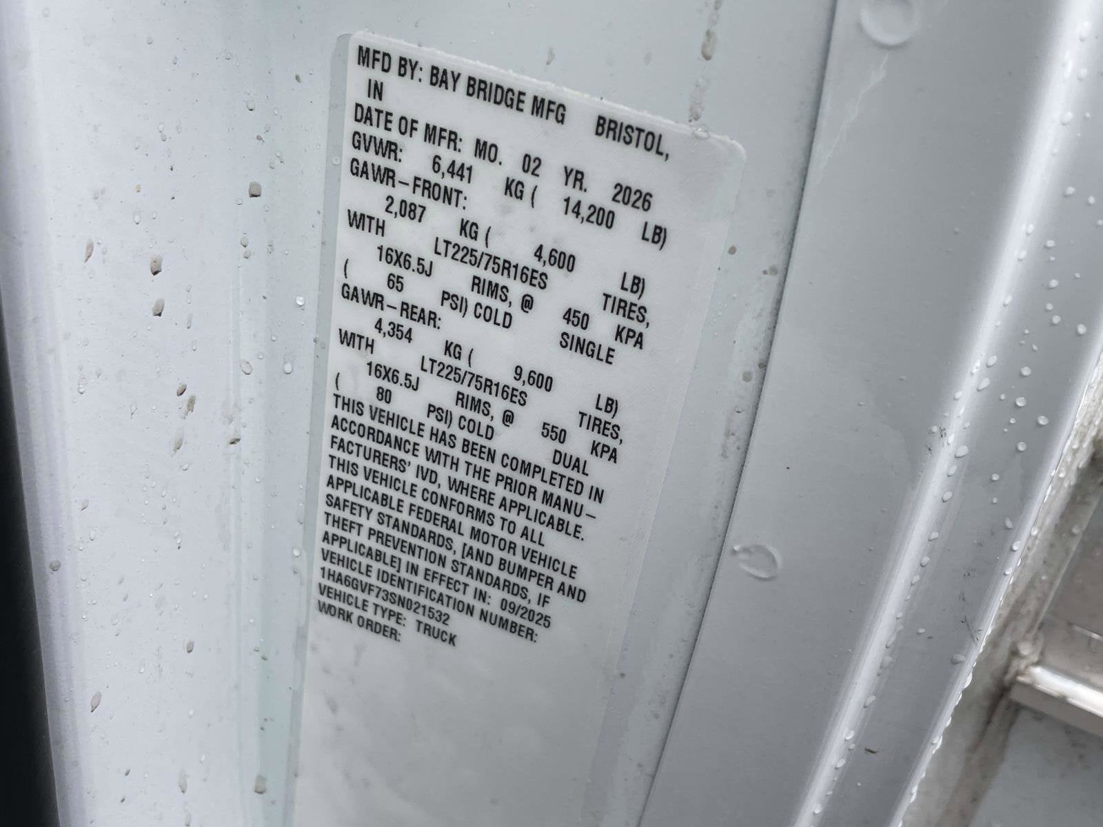 2025 Chevrolet Express Cutaway 4500 2WT