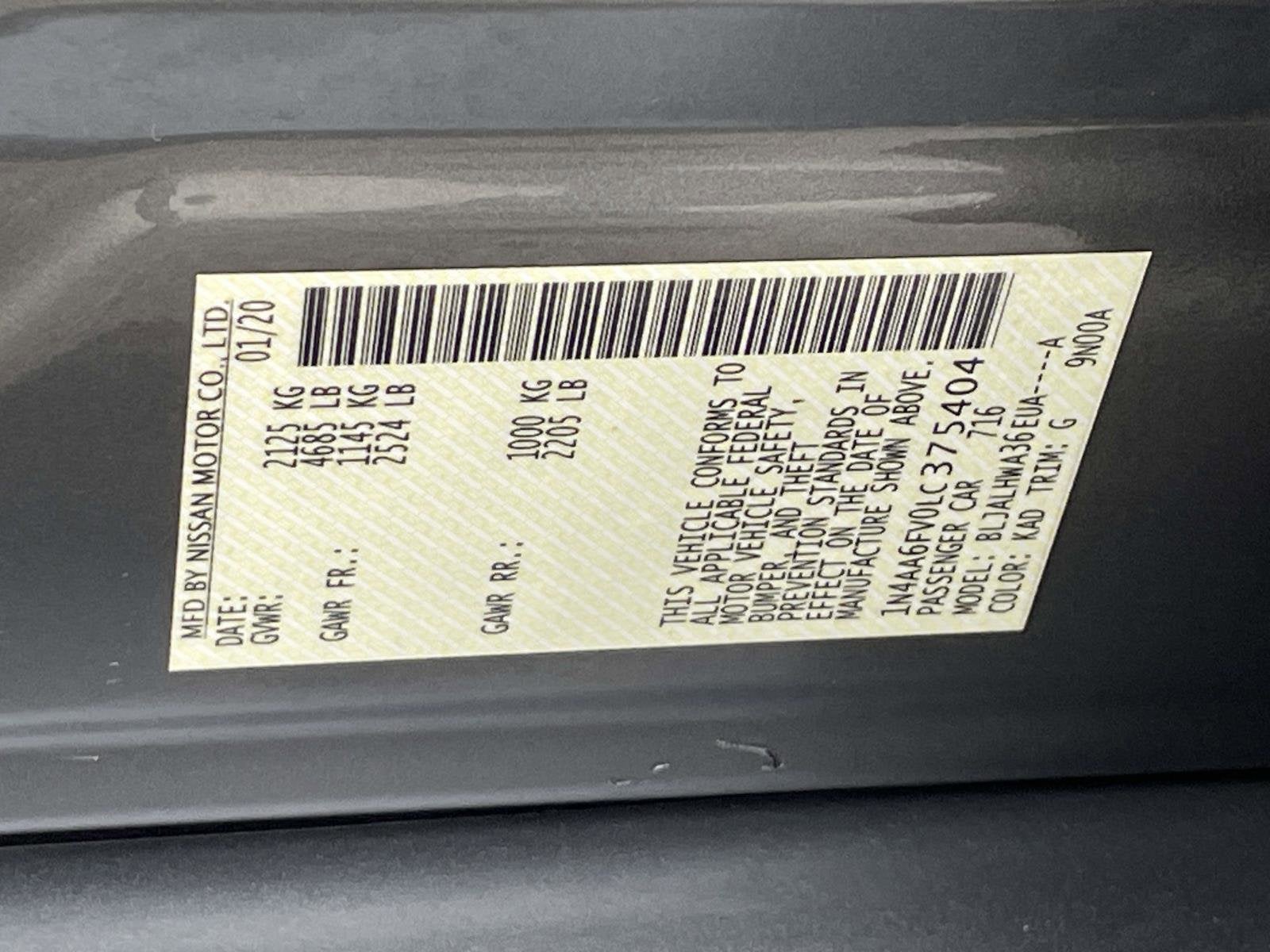 2020 Nissan Maxima Platinum