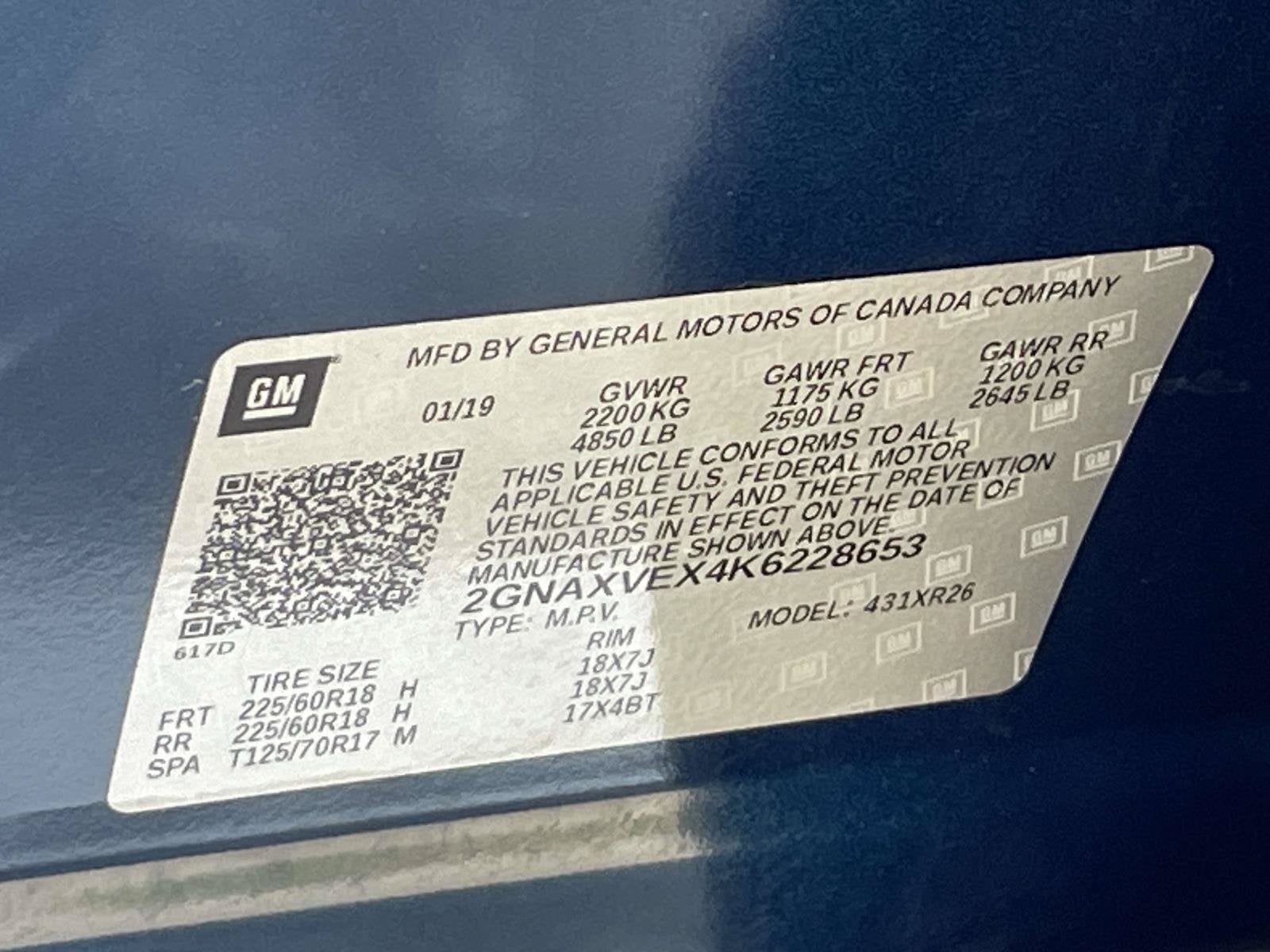 2019 Chevrolet Equinox LT