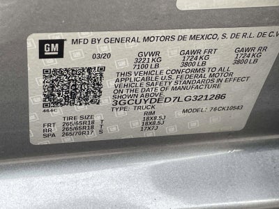 2020 Chevrolet Silverado 1500 LT