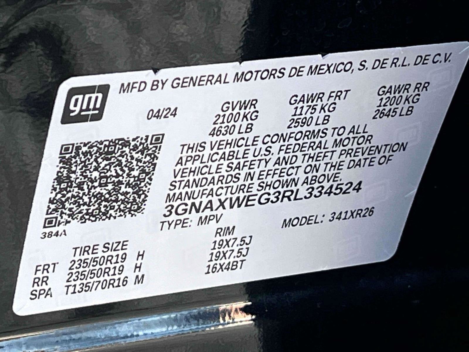 2024 Chevrolet Equinox RS