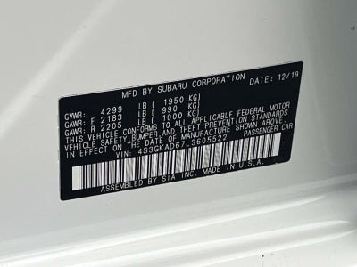 2020 Subaru Impreza Premium