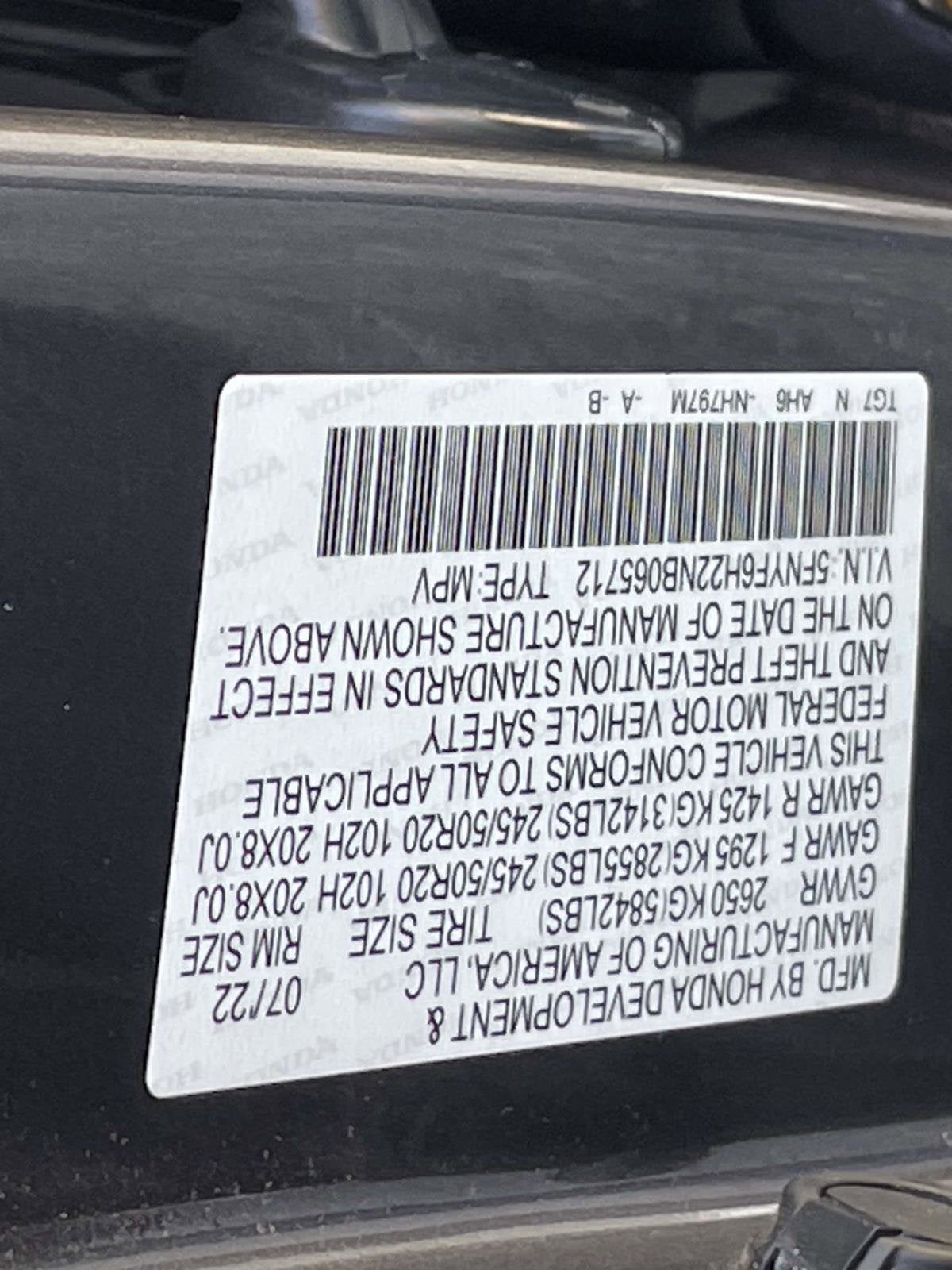 2022 Honda Pilot AWD Special Edition