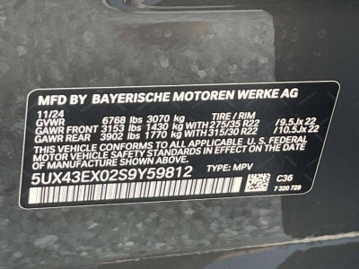 2025 BMW X6 M60i