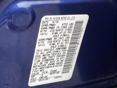 2020 Nissan Rogue SV Intelligent AWD