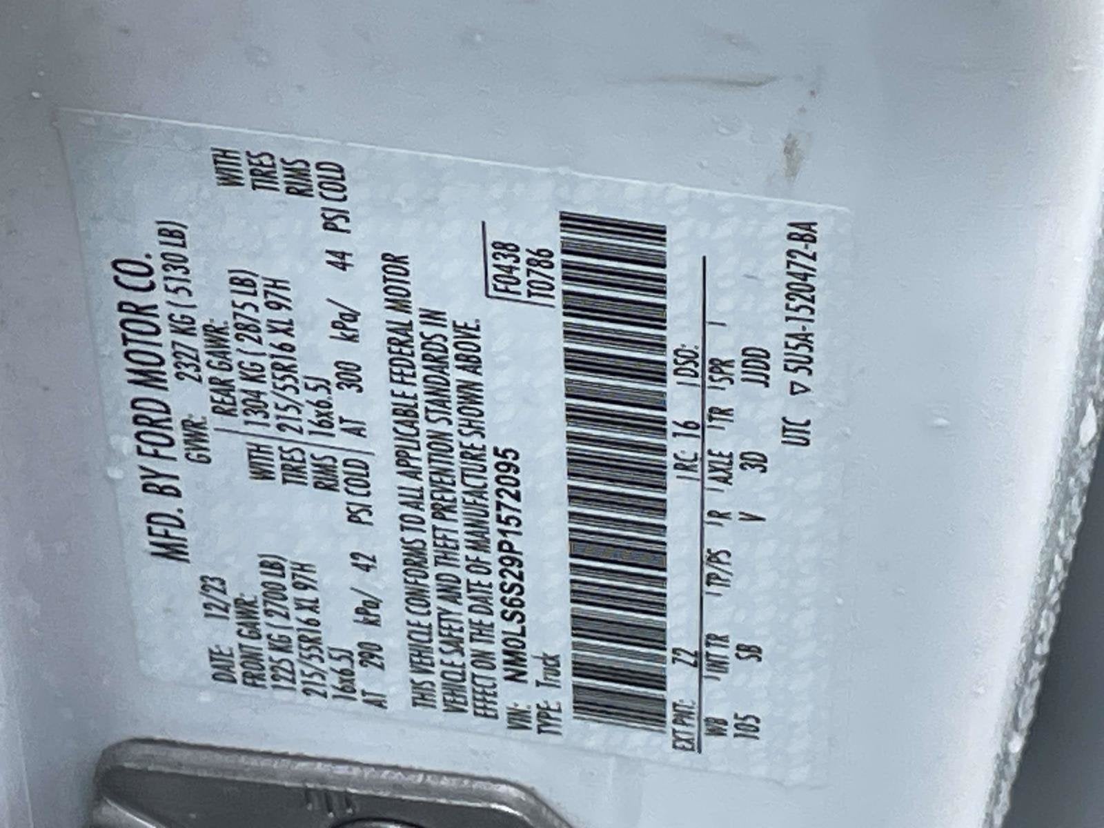 2023 Ford Transit Connect XL Cargo Van