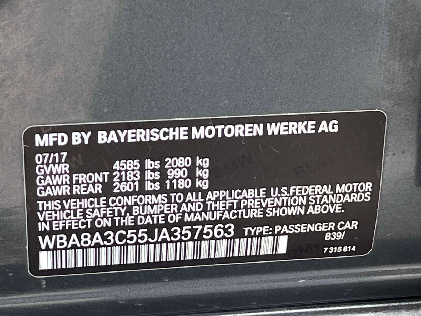 2018 BMW 3 Series 320i xDrive