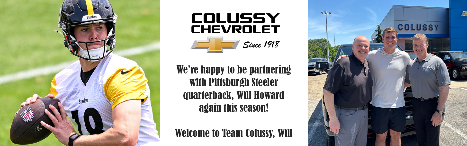 Welcome to Team Colussy Will Howard!